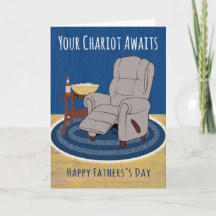 Tarjeta Día del Padre Tu Carroza Espera
