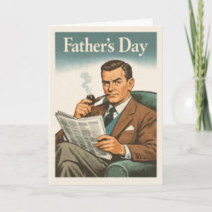 Tarjeta Día del Padre - Vintage