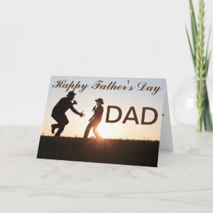 TARJETA DÍA DEL PADRE Y EL HIJO PERSONALIZADO FATHER