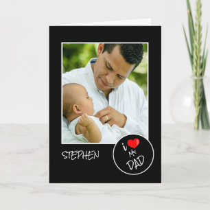 Tarjeta Día del Padres, Foto Personalizado - Personalizada