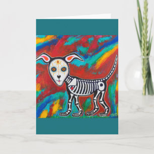 Tarjeta Día del Perro Muerto