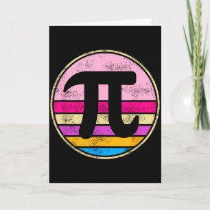 Tarjeta Día del Pi 2026 Amante de las Matemáticas Diseño R