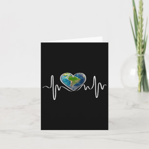 Tarjeta Día del Planeta Día de la Tierra Aniversario de la