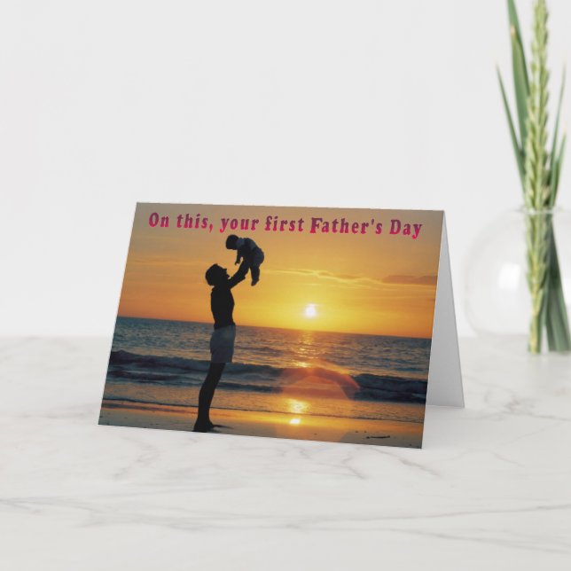 Tarjeta Día del Primer Padre (Anverso)