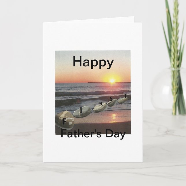 Tarjeta Día del Primer Padre (Anverso)