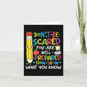 Tarjeta Día del Profesor Mostrar Lo Que Sabes El Día De Pr