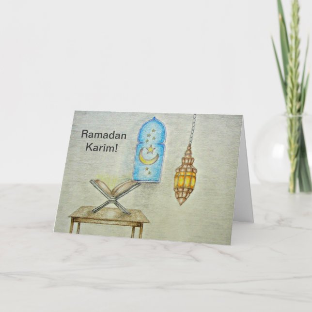 Tarjeta Día del Ramadán (Anverso)