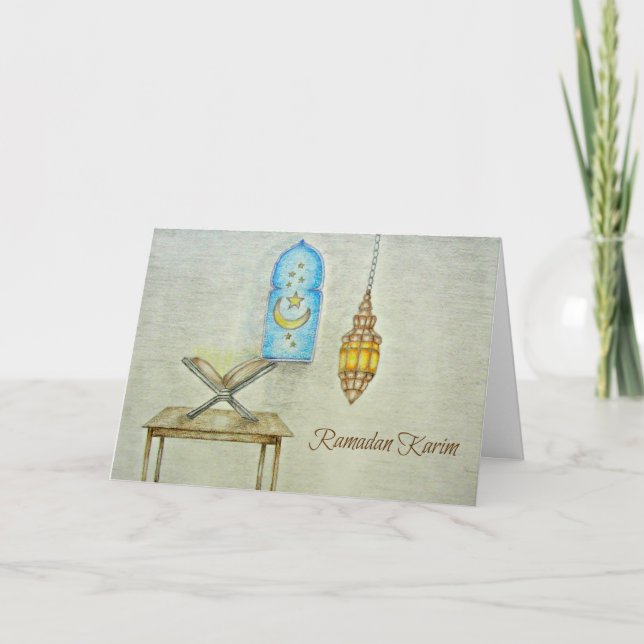 Tarjeta Día del Ramadán (Anverso)