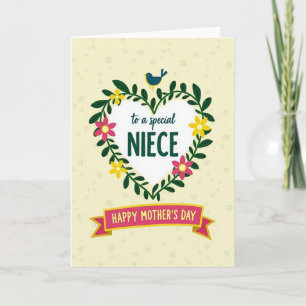 Tarjeta Día del Sobrino con Diseño de Corazón