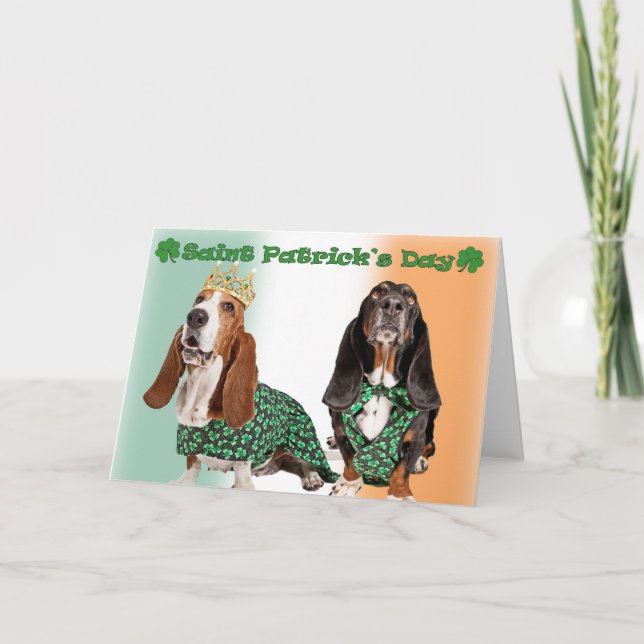 Tarjeta Día del St Patricks (Anverso)