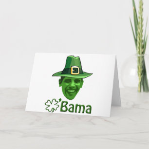 Tarjeta Día del St Patricks de Obama