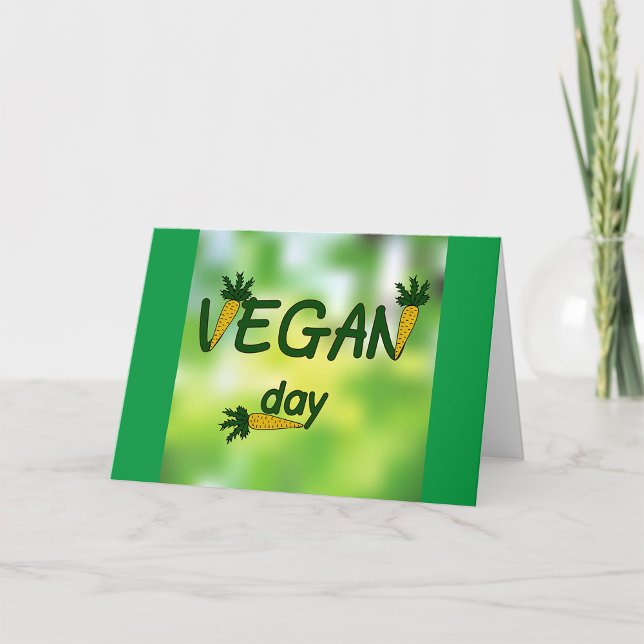 Tarjeta Día del Vegan (Subido por el creador)