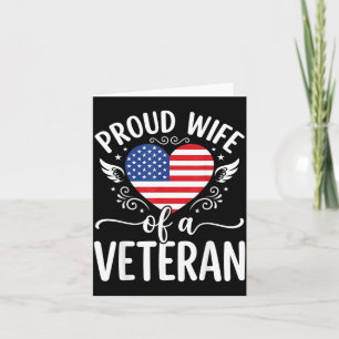 Tarjeta Día del Veterano Padre América Estados Unidos Patr