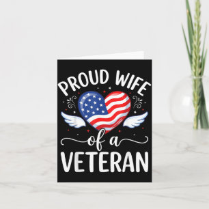 Tarjeta Día del Veterano Padre América Estados Unidos Patr