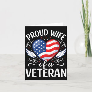 Tarjeta Día del Veterano Padre América Estados Unidos Patr