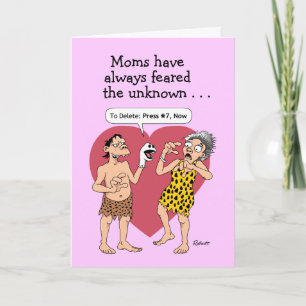 Tarjeta Dia divertida de la madre: de Son