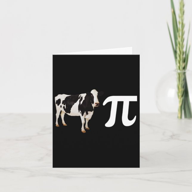 Tarjeta Dia divertida de vacas (Anverso)