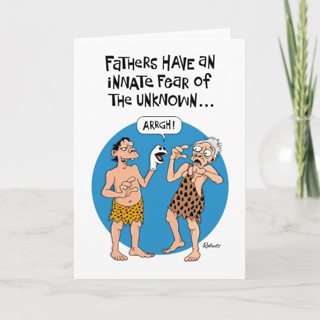 Tarjeta Dia divertida del padre (Anverso)