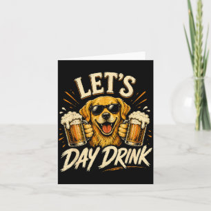 Tarjeta Día divertido para beber Amante de la cerveza de p