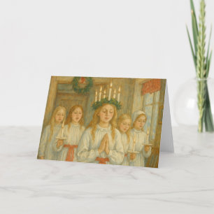 Tarjeta Día escandinavo de Lucia