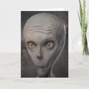 Tarjeta Día extraterrestre feliz de la abducción - 20 de