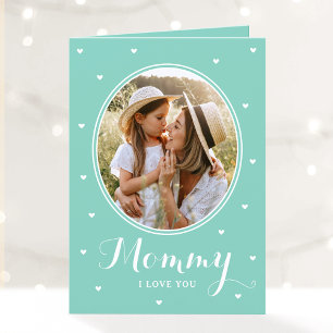 Tarjeta Día Feliz de la Madre Fotos Personalizadas Guión M
