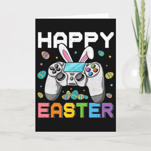 Tarjeta Día Feliz de Pascua para Jugadores Varones Videoju