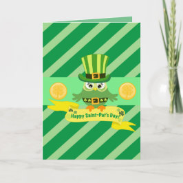 Tarjeta Día feliz de St Patrick