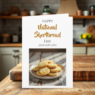 Tarjeta Día Feliz del Pan de Manteca   6 de enero