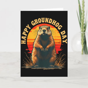 Tarjeta Día Feliz del Topo Antiguo 2025 divertido S de mar