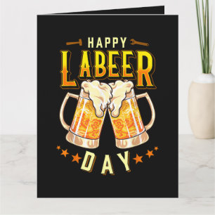 Tarjeta Día Feliz del Trabajo Divertido Día del Trabajo