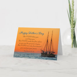 Tarjeta Día inspirador del Padre, el Señor te bendice