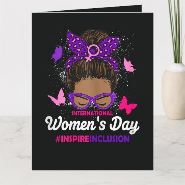 Tarjeta Día Internacional de la Mujer (Anverso)