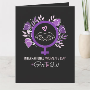 Tarjeta Día Internacional de la Mujer 2026 8 de marzo