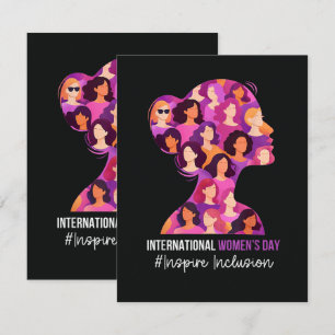 Tarjeta Día Internacional de la Mujer 8 de marzo