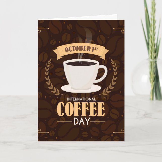 Tarjeta Día Internacional del Café+ (Anverso)