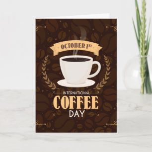 Tarjeta Día Internacional del Café+