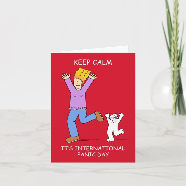 Tarjeta Día Internacional del Pánico 18 de junio (Anverso)
