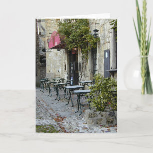 Tarjeta Día lento en el café