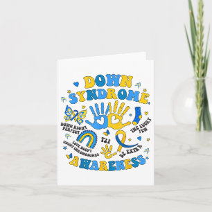 Tarjeta Día Mundial de Concienciación sobre el Síndrome de