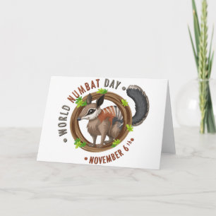 Tarjeta Día Mundial del Numbat