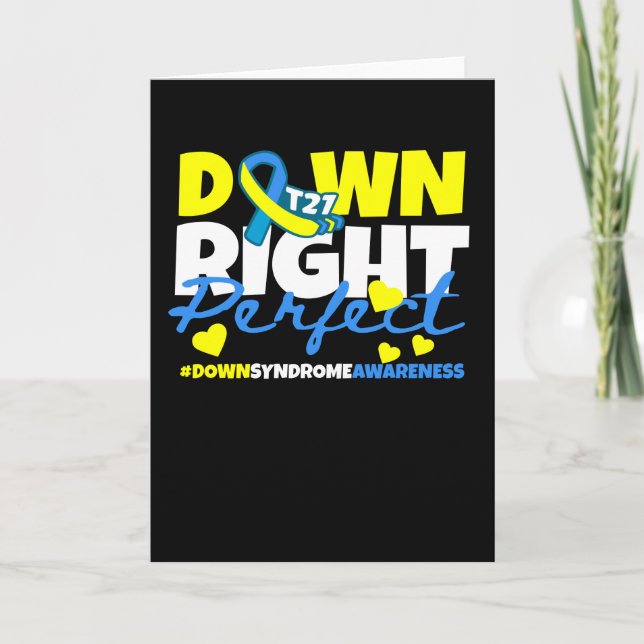 Tarjeta Día Mundial del Síndrome de Down (Anverso)