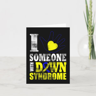 Tarjeta Día Mundial del Síndrome de Down Mujeres Niños