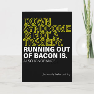 Tarjeta Día Mundial del Síndrome de Down para Combatir Ide
