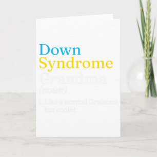Tarjeta Día Mundial del Síndrome de Down para Combatir Ide
