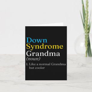 Tarjeta Día Mundial del Síndrome de Down para combatir las