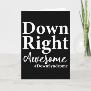 Tarjeta Día Mundial del Síndrome de Down para luchar contr
