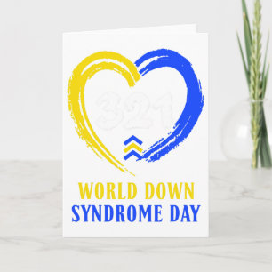 Tarjeta Día Mundial del Síndrome de Down para luchar contr