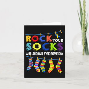 Tarjeta Día Mundial del Síndrome de Down Tu conciencia de 