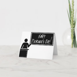 Tarjeta Día Nacional de Apreciación del Profesor